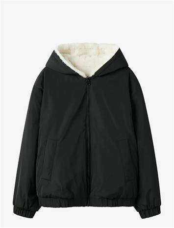 NAME IT Nkfmaya Bomber Jacket Rev - BLACK - 116 – kuva 2/2