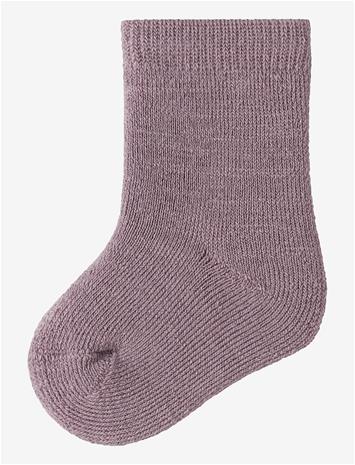 NAME IT Nbfwaksi Wo/Bl Terry Sock - TOADSTOOL - 62-68