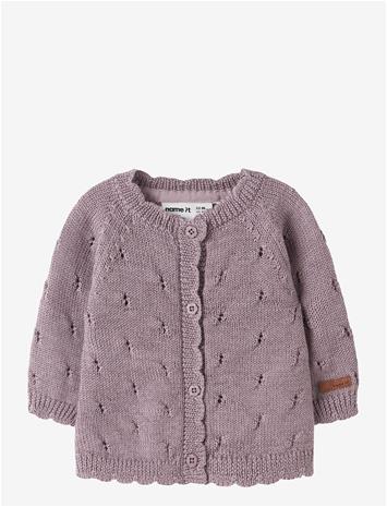 NAME IT Nbfwrilla Wool Ls Knit Card - TOADSTOOL - 62