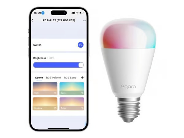 Aqara LED T2 - E27 RGB -älylamppu