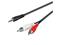 Pro MiniJack - 2xRCA - Musta - 0.5m – kuva 4