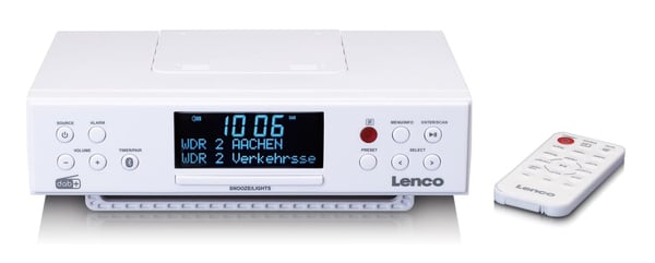 Lenco KCR-190WH DAB+/FM Bluetooth Kitchen Radio White