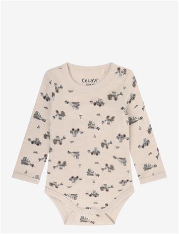 CELAVI Body Ls - Aop - QUIET SHADE - 70