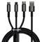 Baseus Tungsten Gold 3-in-1 USB cable_ – kuva 6