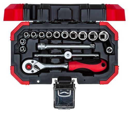Gedore Red Socket jakoavainsarja 1/4, 16 osaa