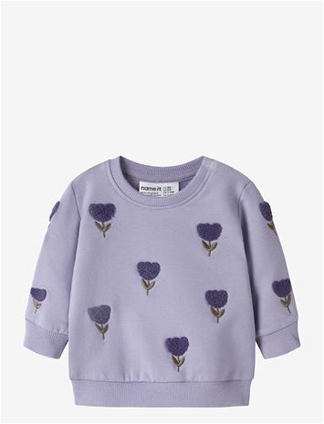 NAME IT Nbfoditte Ls Sweat Bru - HEIRLOOM LILAC - 86
