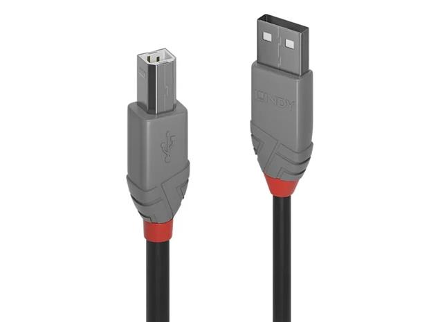 Lindy Anthra Line - USB cable - USB to USB Type B - 50 cm