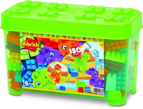 Ecoiffier 150 pieces Dinosaurs Barrel