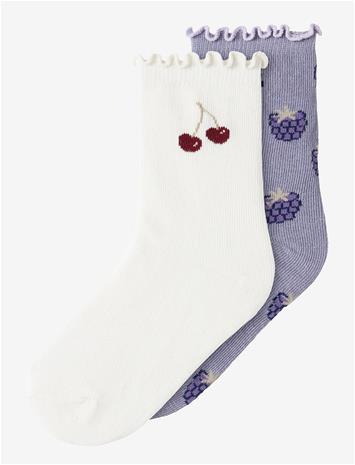 NAME IT Nmfonina 2P Sock - CLOUD DANCER - 22-24