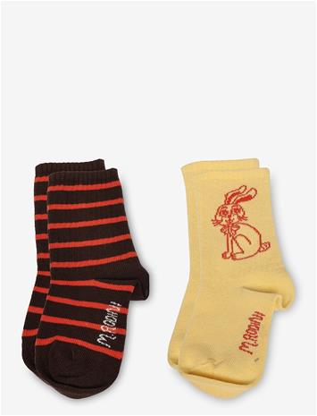 MINI RODINI Rabbit 2-Pack Socks - MULTI - 24/27