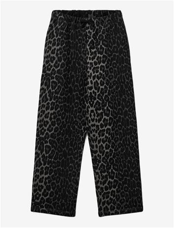 SOFIE SCHNOOR YOUNG Gabbisy Sweatpants - GREY LEOPARD - 176