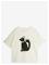MINI RODINI Skunk Sp Ss Tee - OFF-WHITE - 92/98 – kuva 2