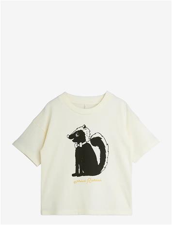 MINI RODINI Skunk Sp Ss Tee - OFF-WHITE - 92/98