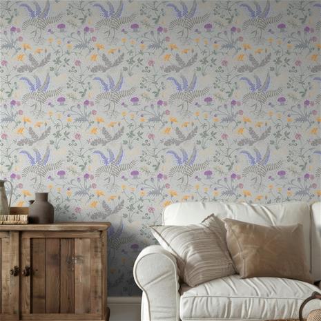 Mushroom dream Soft Grey - 1029301-01 Tapetti