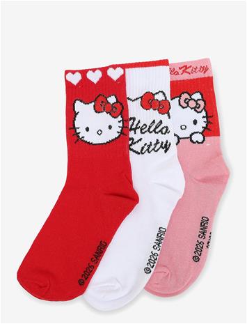 HELLO KITTY Socks - RED - 27/30