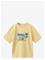 MANGO Printed Cotton-Blend T-Shirt - MEDIUM YELLOW - 140 – kuva 2