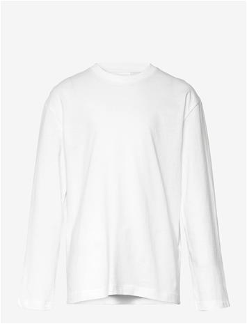 ENKEL STUDIO Basic O-Neck Tee L/S - WHITE - 128