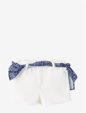 MANGO Scarf Detail Multi-Position Shorts - WHITE - 140
