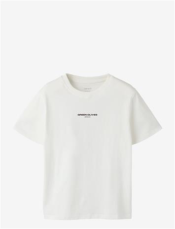 NAME IT Nkmhalman Ss Nreg Top - CLOUD DANCER - 116