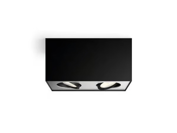 Philips BOX special form black 2x4.5W SELV