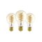 EGLO LED-lamppu E27 A60 AMBER 2200K 500LM 3 kpl E27 – kuva 1