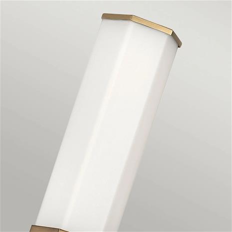 Facet Single kylpyh. LED-seinälamppu 3000K messink