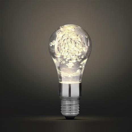 LED-lamppu, kuplat, E27, 3 valotilaa
