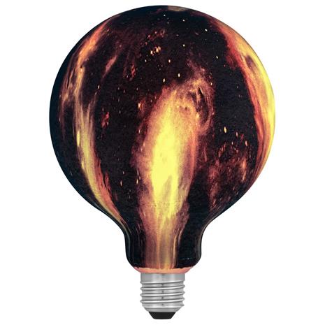 LED-lamppu Volcano LED E27 4 W, 125 mm