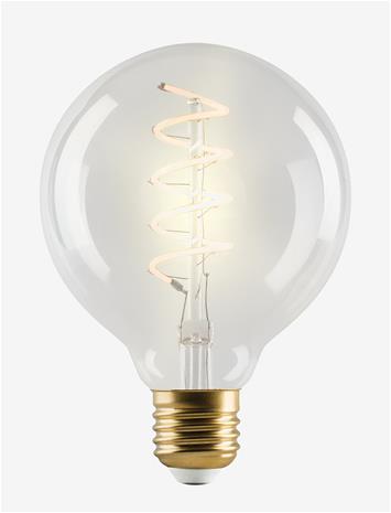 E3LIGHT E3 Led Vintage G95 E27 922 Spiral Clear Dimmable - CLEAR - One Size