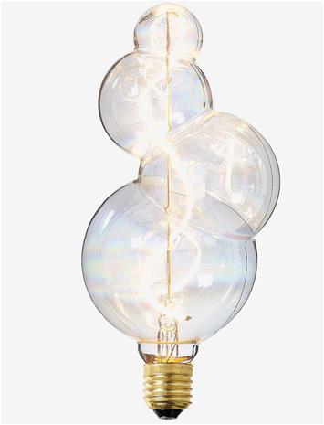 NUD COLLECTION Led Bubble - CLEAR - Ø10X23.5 cm