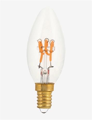 E3LIGHT E3 Led Vintage B35 E14 922 Spiral Clear Dimmable - CLEAR - One Size