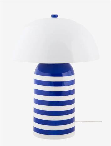 Leitmotiv Table Lamp Rayado Retro - Blue - H30CM