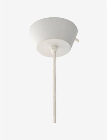 MOEBE Ceramic Ceiling Rose, Basic, White - White - 3.5X 10X 10CM