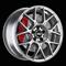 BBS XR Platinum Silver 7.5x17 5/120 ET45 B82 – kuva 2