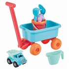 Rantalelusetti Ecoiffier Garnished Beach Trolley, eri värejä, 69x20x20 cm