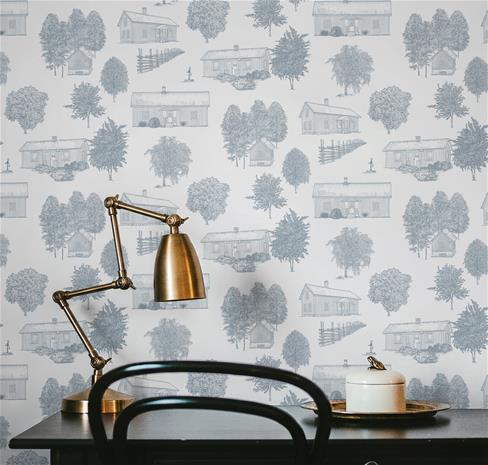 Mushroom dream Soft Grey - 1029301-01 Tapetti