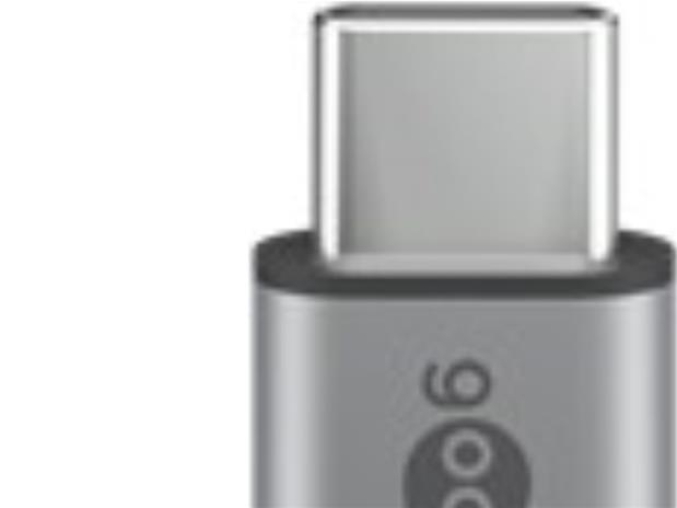 Pro USB-C <-> USB-C - 90° - Sleeved - 1m - Harmaa – kuva 4/5