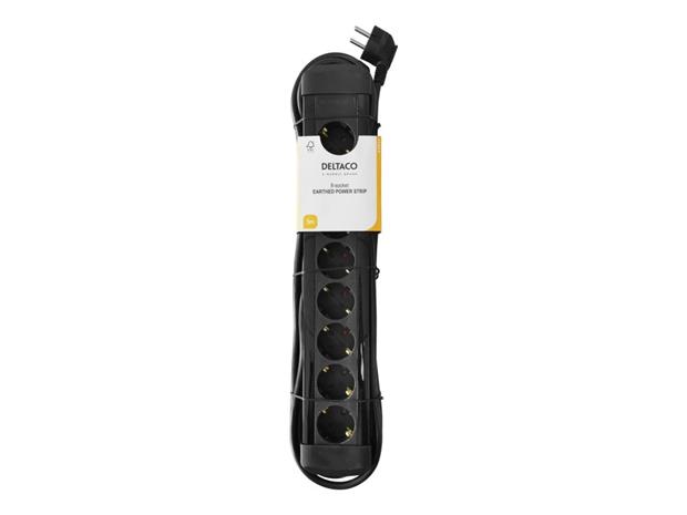 Deltaco Outlet 8 Outlets - 5 m