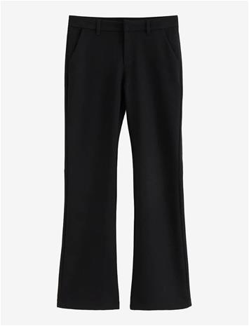 LINDEX Flared Suit Trousers - BLACK - 128