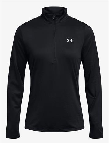 UNDER ARMOUR Tech 1/2 Zip- Solid - BLACK - S