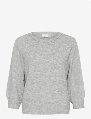KAFFE Kameridith Pullover - GREY MELANGE - M