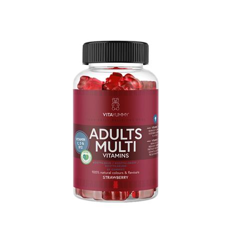 Multivitamin Vuxen Jordgubb 60 Gummies – kuva 6/6