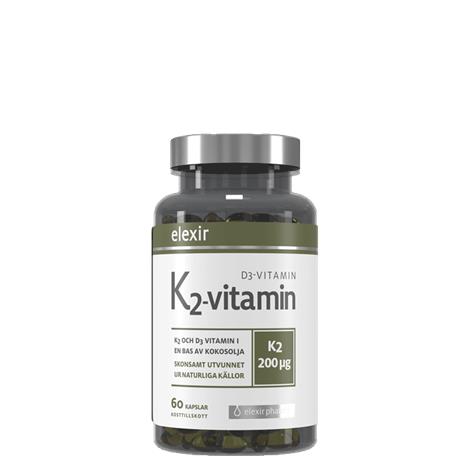 K2+D3 - 200 mcg 60 kapselia