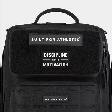 Built for Athletes Discipline Beats Motivation BBYT Patch – kuva 2/2