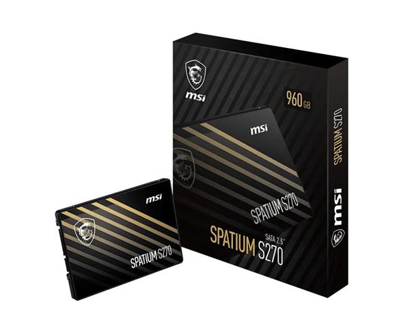 MSI Spatium S270 SATA 2.5 960GB 2.5" Serial ATA III 3D NAND SPATI