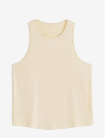 AIM´N Soft Basic Singlet - LEMON WHITE - M