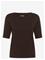 KAFFE Kalizza Boatneck Solid Pullover - COFFEE BEAN - S – kuva 3
