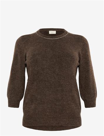 KAFFE CURVE Kcmerida Pullover - BLACK COFFEE - M – kuva 3/3