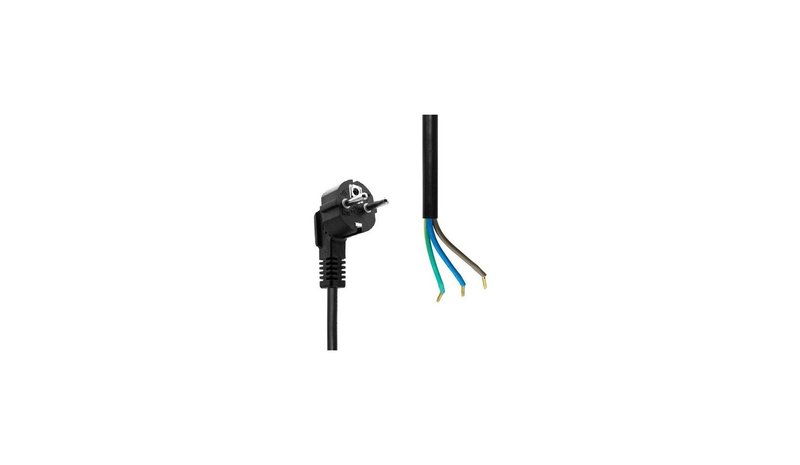 MicroConnect - power cable - Type F/E to open end - 10 m – kuva 1/4