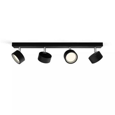 Philips - LED-kohdevalaisin BRACIA 4xLED/5,5W/230V musta – kuva 8/8